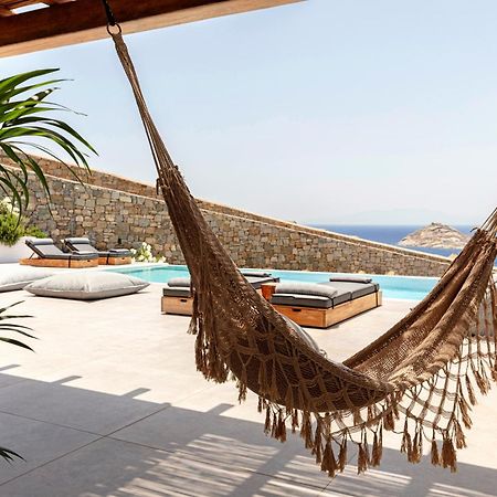 Villa Agapi, 2 Min Walk To The Beach & Heated Pool, By Red Windmill Villas Kalafatis Luaran gambar
