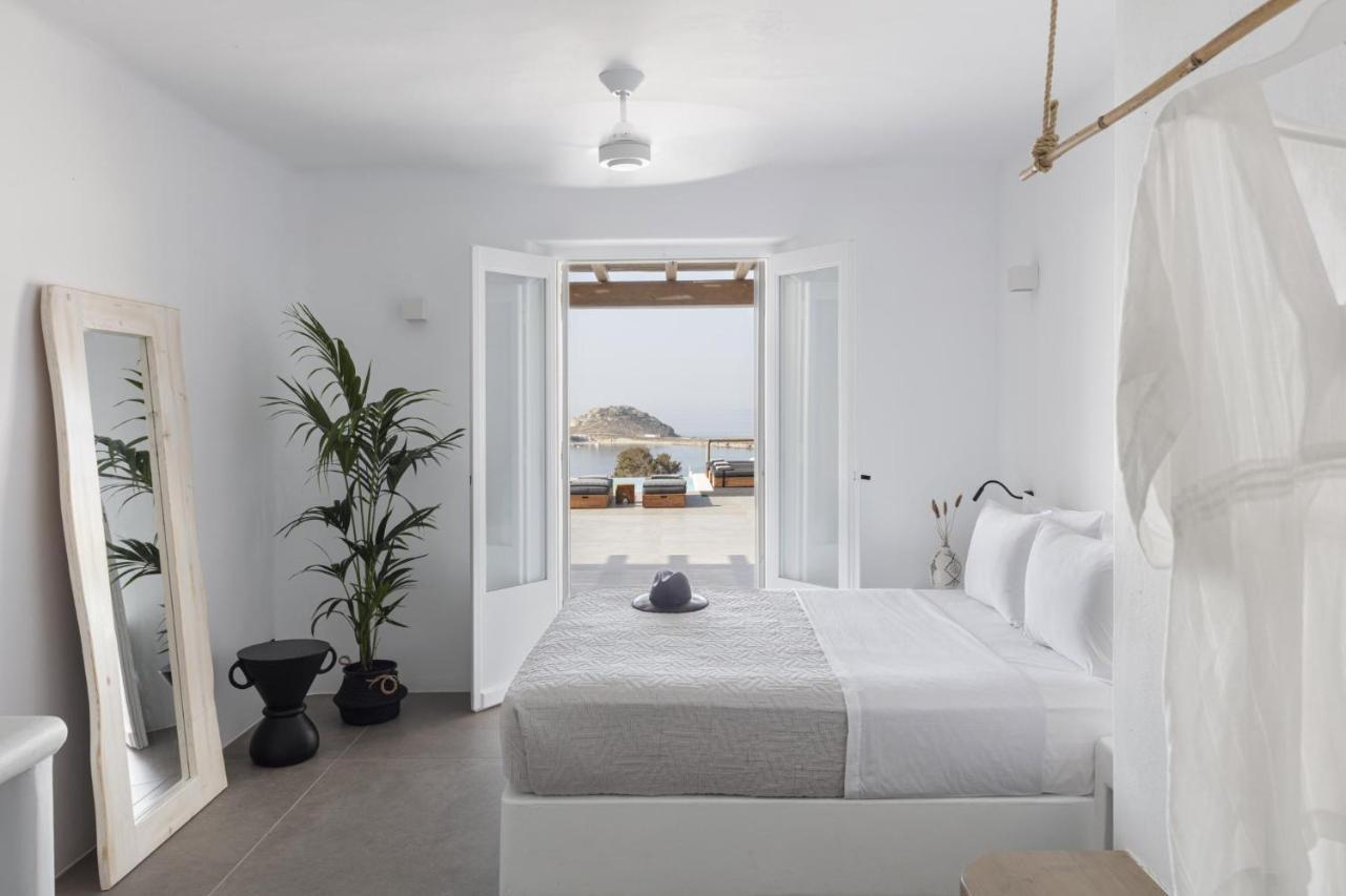 Villa Agapi, 2 Min Walk To The Beach & Heated Pool, By Red Windmill Villas Kalafatis Luaran gambar
