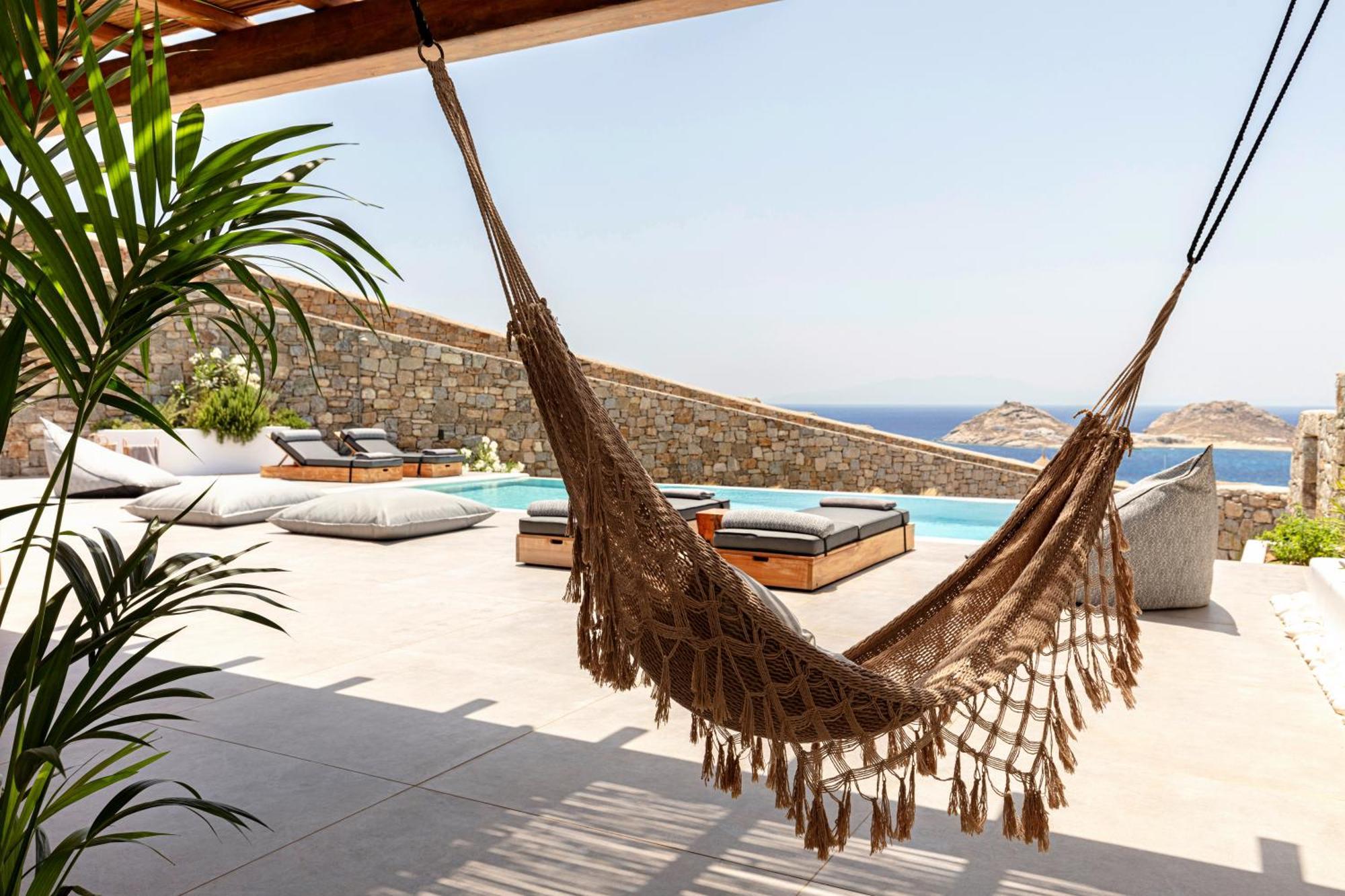 Villa Agapi, 2 Min Walk To The Beach & Heated Pool, By Red Windmill Villas Kalafatis Luaran gambar